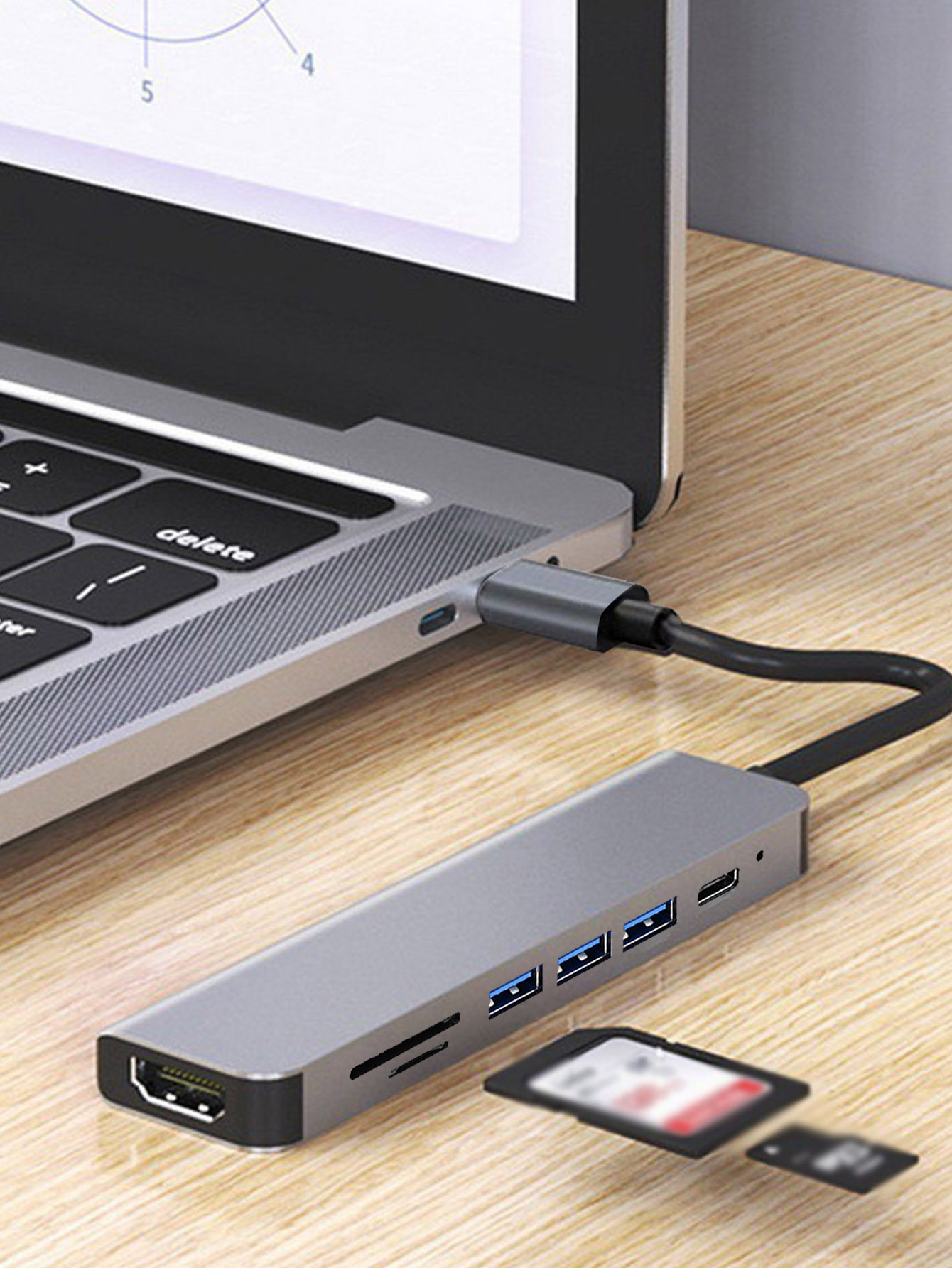 Cross-border 7-in-1 USB Hub wi - огляд і ціна Usb Hub 7 Port