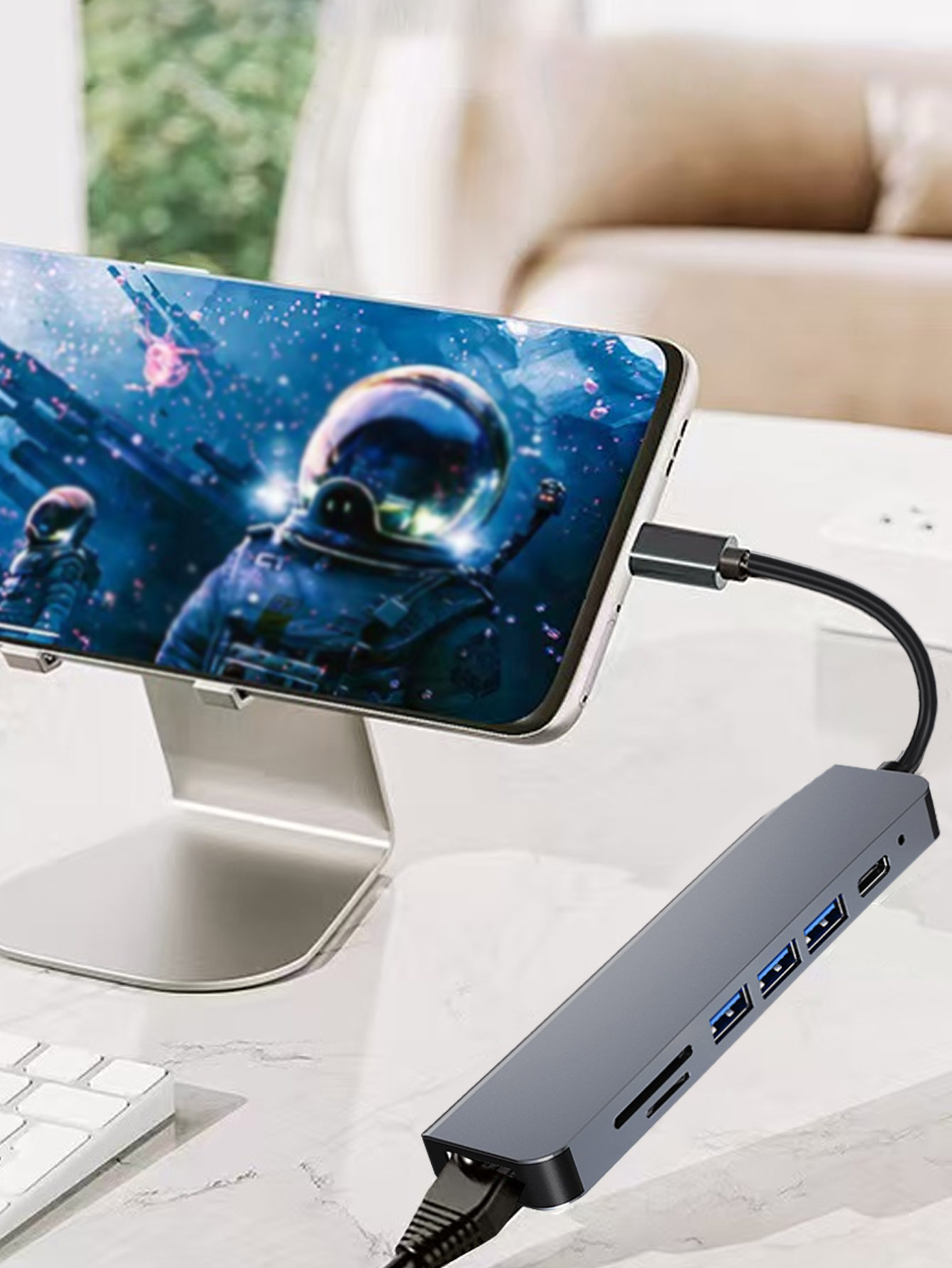 Cross-border 7-in-1 USB Hub wi - огляд і ціна Usb Hub 7 Port