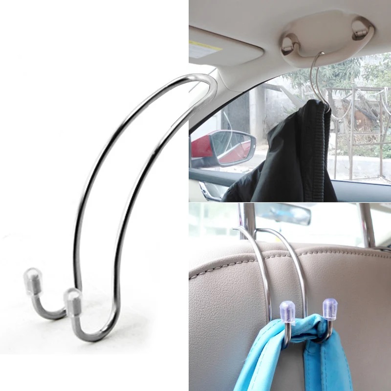 2pc/set Metal Car Seat Hook Au - огляд і ціна Useful Tech Accessories
