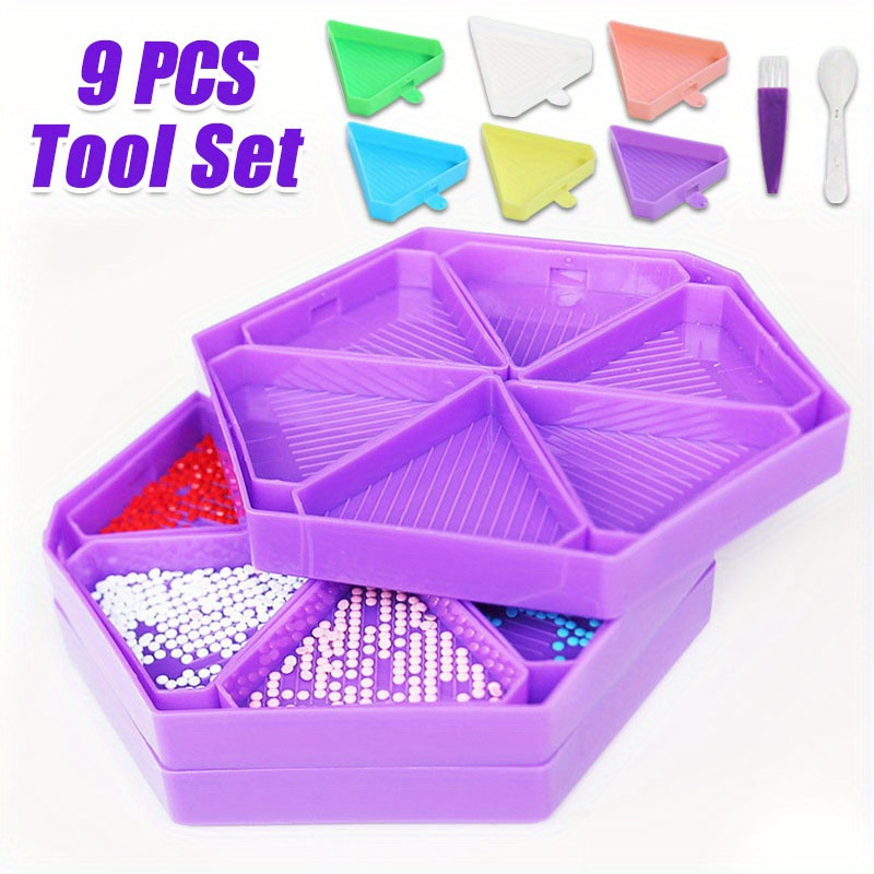 9PCS New Diamond Painting Tray - огляд і ціна Useful Tech Accessories