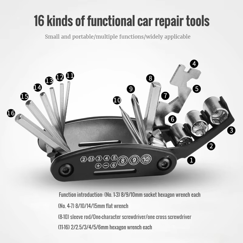 Portable Bicycle Repair Tools  - огляд і ціна Useful Tech Accessories